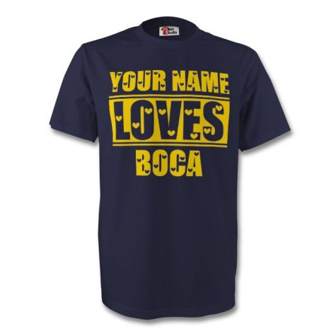 Your Name Loves Boca T-shirt (navy)