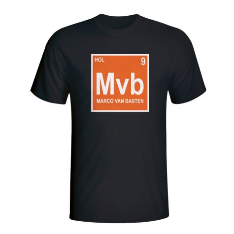 Marco Van Basten Holland Periodic Table T-shirt (black) - Kids