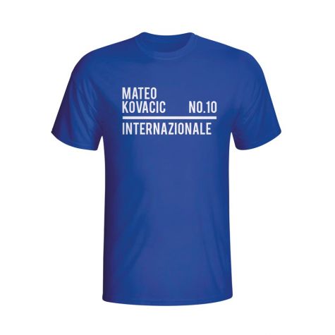 Mateo Kovacic Inter Milan Squad T-shirt (blue) - Kids