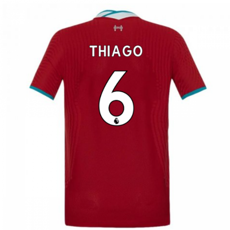 2020-2021 Liverpool Vapor Home Shirt (Kids) (THIAGO 6)