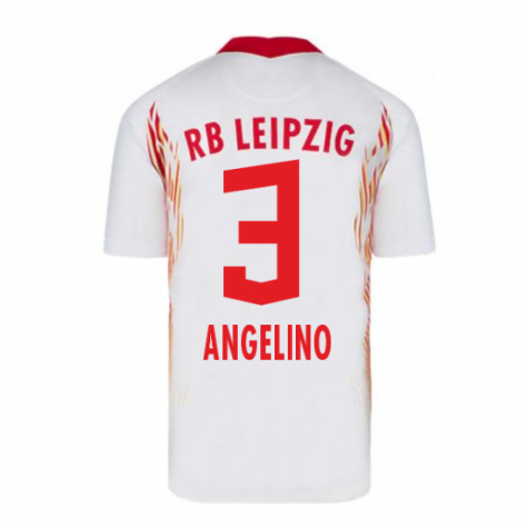 2020-2021 Red Bull Leipzig Home Nike Football Shirt (ANGELINO 3)
