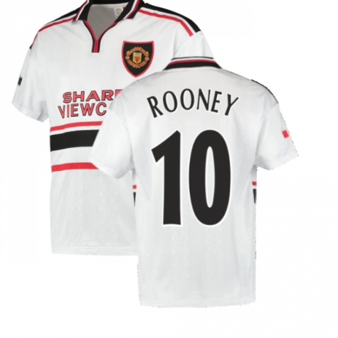 1999 Manchester United Away Football Shirt (ROONEY 10)