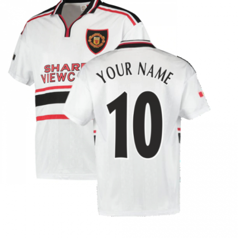 1999 Manchester United Away Football Shirt (Your Name)