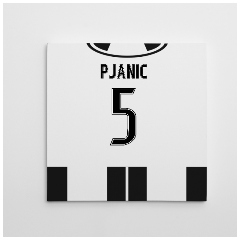 Juventus 16-17 Canvas Print (Pjanic 5)