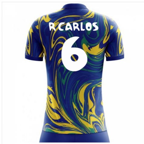 2025-2026 Brazil Away Concept Shirt (R Carlos 6) - Kids