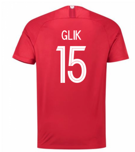 2018-19 Poland Away Shirt (Glik 15) [893892-611-111640 ...