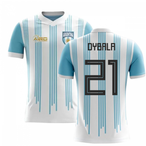 2025-2026 Argentina Home Concept Football Shirt (Dybala 21)