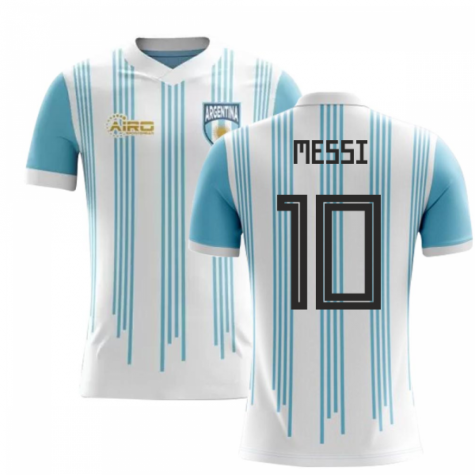 2023-2024 Argentina Home Concept Football Shirt (Messi 10) - Kids