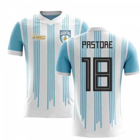 2023-2024 Argentina Home Concept Football Shirt (Pastore 18) - Kids