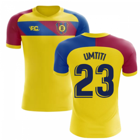 2018-2019 Barcelona Fans Culture Away Concept Shirt (Umtiti 23)