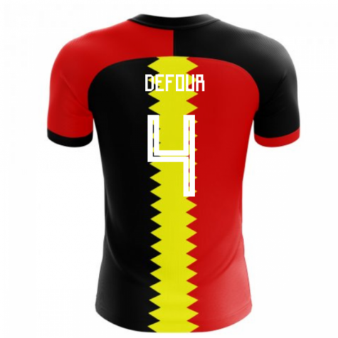 2023-2024 Belgium Flag Concept Football Shirt (Defour 4) - Kids