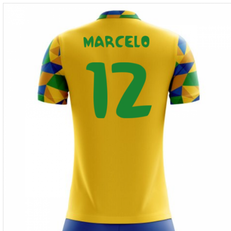 2025-2026 Brazil Home Concept Football Shirt (Marcelo 12) - Kids