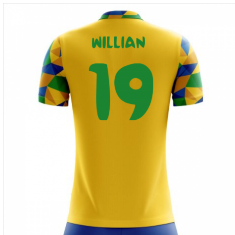 2023-2024 Brazil Home Concept Football Shirt (Willian 19)