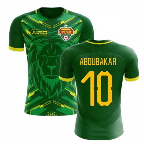 2023-2024 Cameroon Home Concept Football Shirt (Aboubakar 10) - Kids