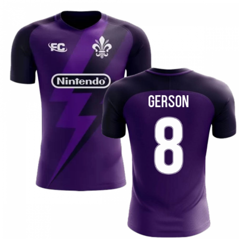 2023-2024 Fiorentina Fans Culture Home Concept Shirt (Gerson 8)