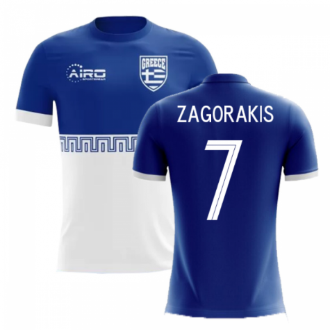 2024-2025 Greece Away Concept Football Shirt (ZAGORAKIS 7) - Kids
