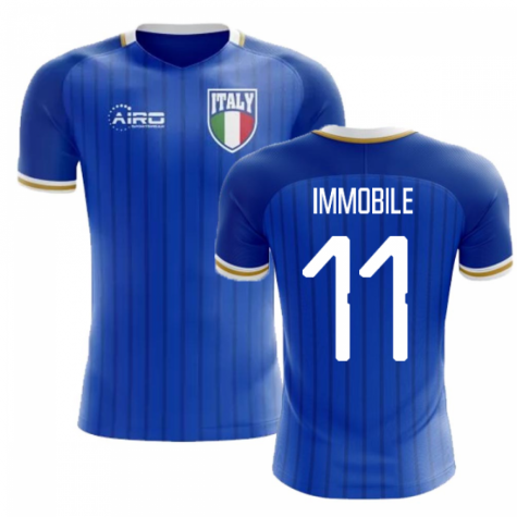 2024-2025 Italy Home Concept Football Shirt (Immobile 11)