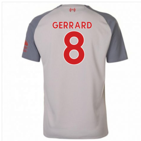 2018-2019 Liverpool Third Football Shirt (Gerrard 8) - Kids
