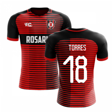 2018-2019 Newells Old Boys Fans Culture Home Concept Shirt (Torres 18) - Kids (Long Sleeve)