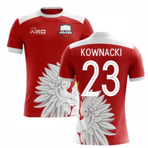 2023-2024 Poland Away Concept Football Shirt (Kownacki 23) - Kids