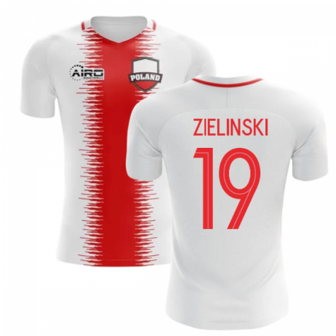 2023-2024 Poland Home Concept Football Shirt (Zielinski 19) - Kids