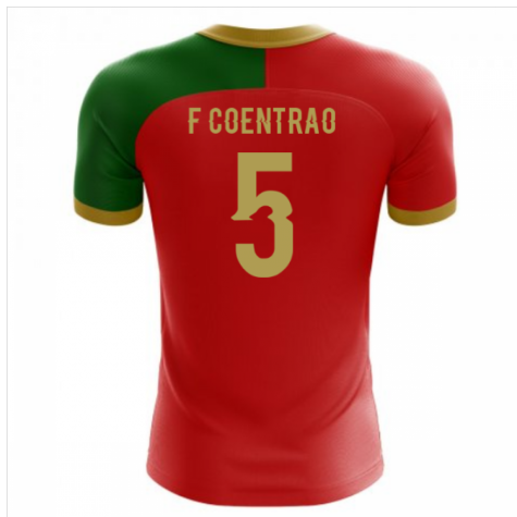 2025-2026 Portugal Flag Home Concept Football Shirt (F.Coentrao 5)