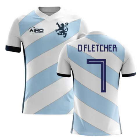 2025-2026 Scotland Away Concept Football Shirt (D Fletcher 7) - Kids