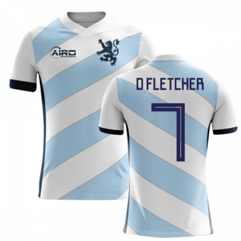 2023-2024 Scotland Away Concept Football Shirt (D Fletcher 7)