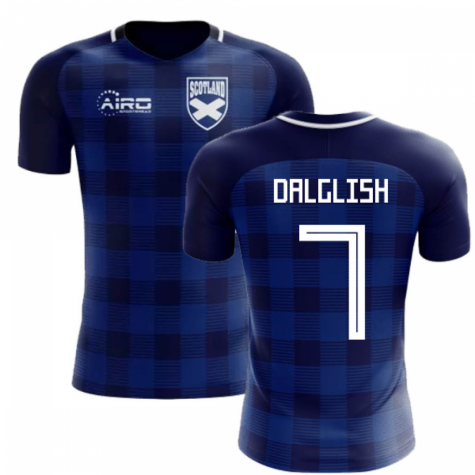2025-2026 Scotland Tartan Concept Football Shirt (Dalglish 7) - Kids