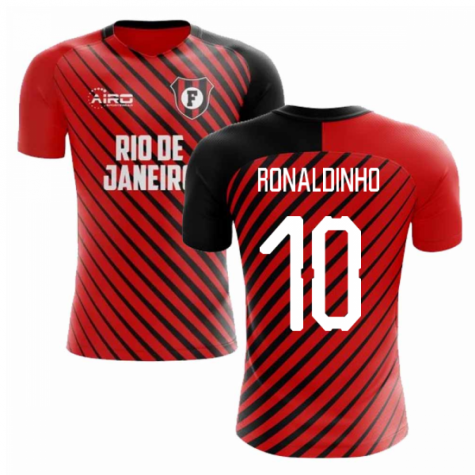 2025-2026 Flamengo Home Concept Football Shirt (Ronaldinho 10)