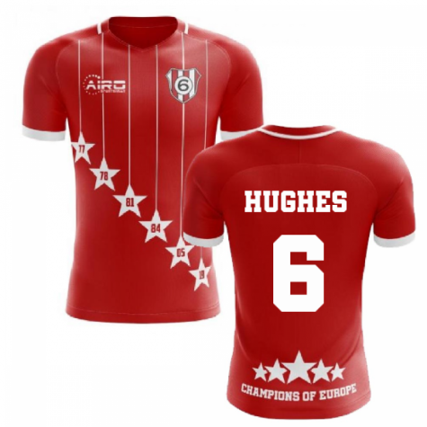 2023-2024 Liverpool 6 Time Champions Concept Football Shirt (Hughes 6)