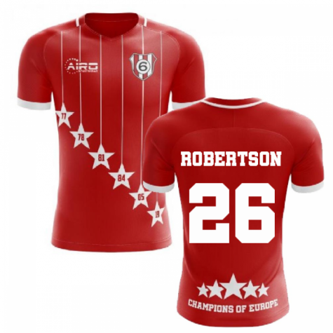 2023-2024 Liverpool 6 Time Champions Concept Football Shirt (Robertson 26)