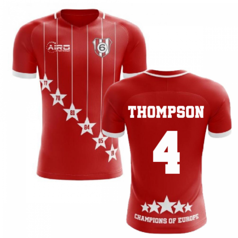 2023-2024 Liverpool 6 Time Champions Concept Football Shirt (Thompson 4)