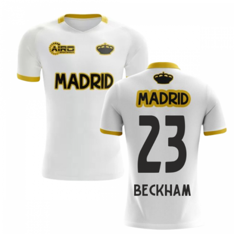 2023-2024 Madrid Concept Training Shirt (White) (BECKHAM 23)