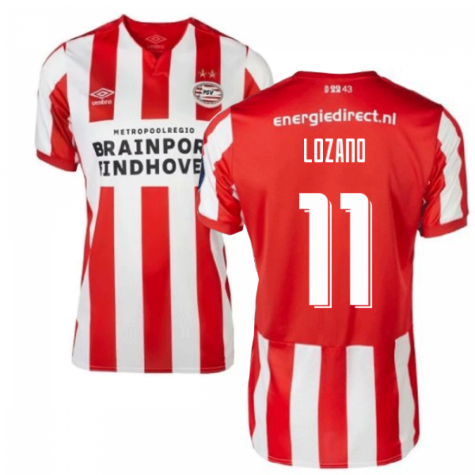 2019-2020 PSV Eindhoven Home Football Shirt (Kids) (Lozano 11)