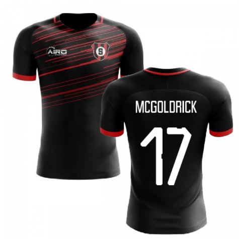 2025-2026 Sheffield United Away Concept Football Shirt (MCGOLDRICK 17)