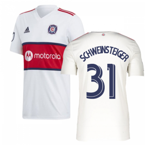 2019 Chicago Fire Adidas Away Football Shirt (SCHWEINSTEIGER 31)