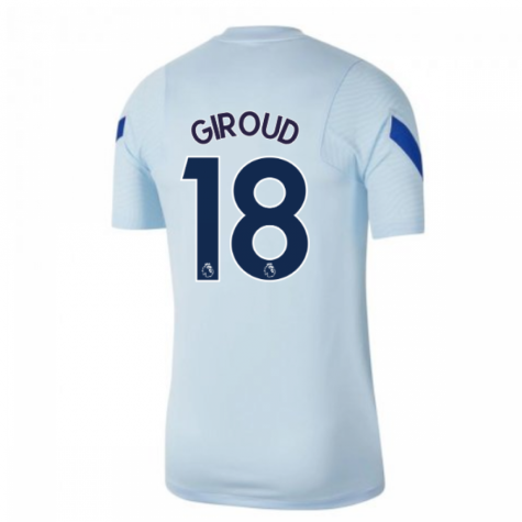 2020-2021 Chelsea Nike Training Shirt (Light Blue) - Kids (GIROUD 18)