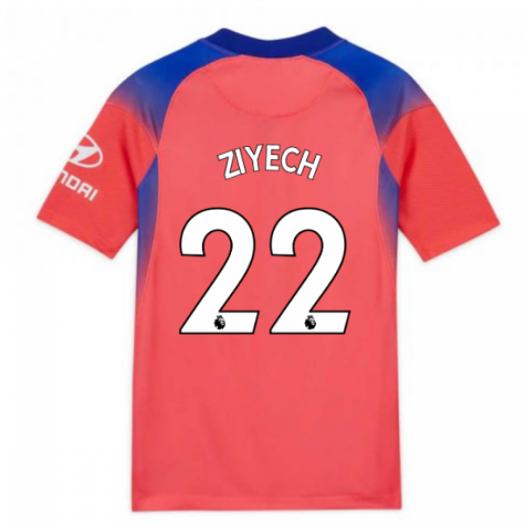 2020-2021 Chelsea Third Nike Football Shirt (Kids) (ZIYECH 22)