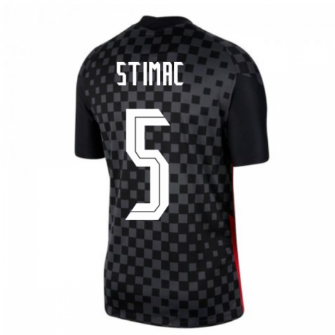 2020-2021 Croatia Away Nike Football Shirt (STIMAC 5)