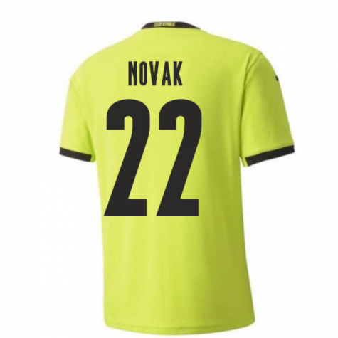 2020-2021 Czech Republic Away Puma Football Shirt (Kids) (NOVAK 22)
