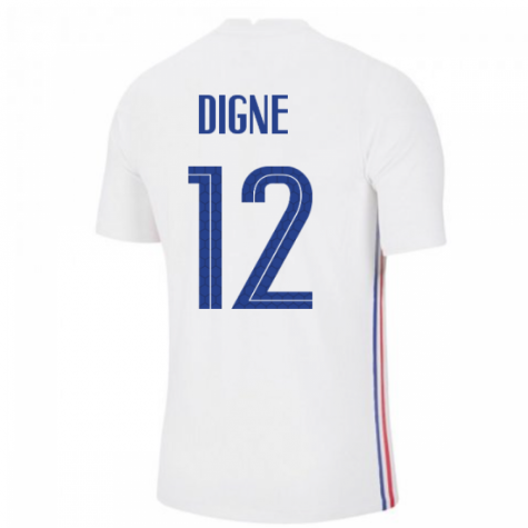 2020-2021 France Away Nike Vapor Match Shirt (Digne 12)