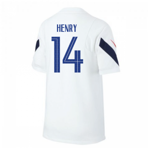 2020-2021 France Nike Training Shirt (White) - Kids (HENRY 14)