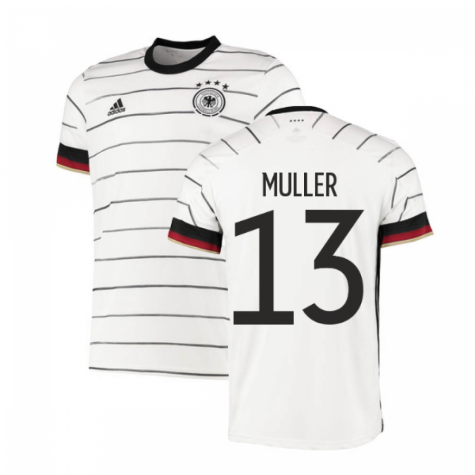 2020-2021 Germany Home Adidas Football Shirt (MULLER 13)