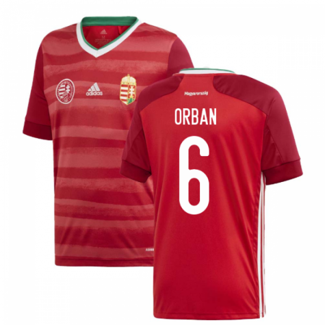 2020-2021 Hungary Home Adidas Football Shirt (Kids) (ORBAN 6)