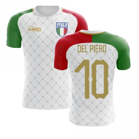 2023-2024 Italy Away Concept Football Shirt (Del Piero 10) - Kids