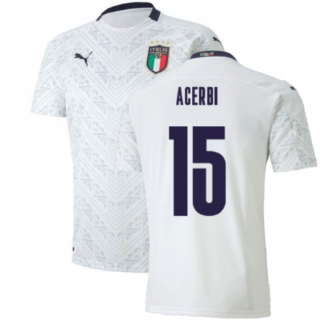 2020-2021 Italy Away Puma Football Shirt (Kids) (ACERBI 15)