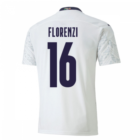 2020-2021 Italy Away Puma Football Shirt (Kids) (FLORENZI 16)