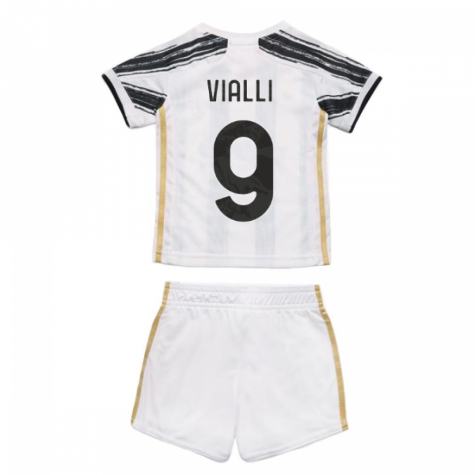 2020-2021 Juventus Adidas Home Baby Kit (VIALLI 9)