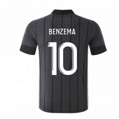 2020-2021 Olympique Lyon Adidas Away Football Shirt (BENZEMA 10)